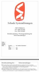  Schade Systemlsungen Datenblatt copyright (c) 2006.